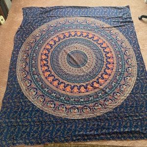 Huge Blue Tapestry - NWOT